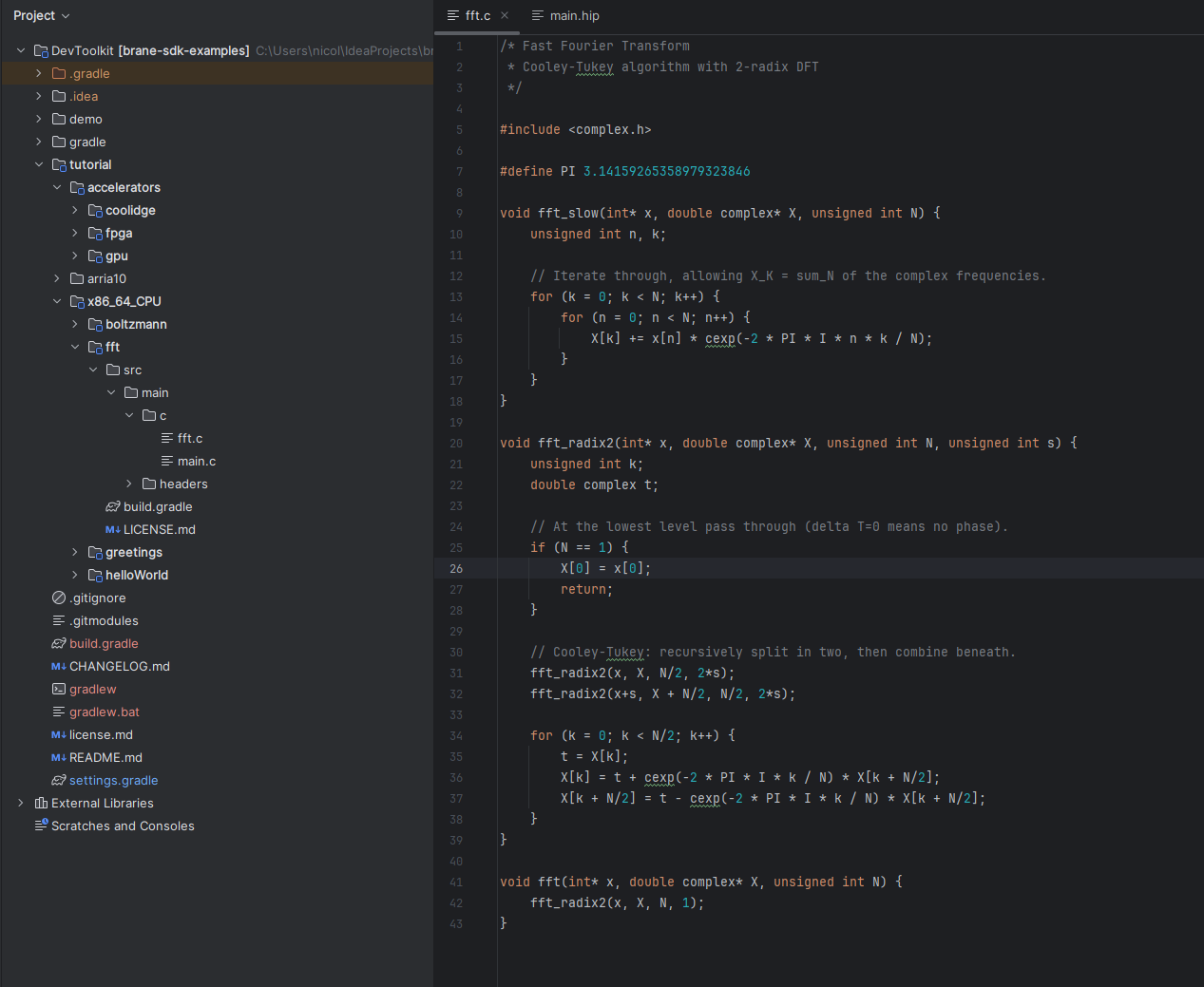 AccelOne SDK development environment